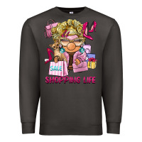 Smoke shopping life  gnome Premium Sweatshirt - BarkalooDesign