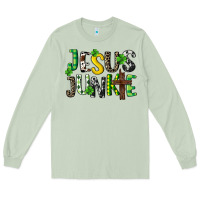 Matcha Jesus junkie St. Patrick's Long Sleeve Tee - CowGirlArtShop