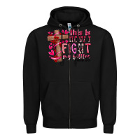 Black this is how i fight my battles Zipper Hoodie - RacoonDesign