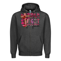 Charcoal Heather this is how i fight my battles Zipper Hoodie - RacoonDesign