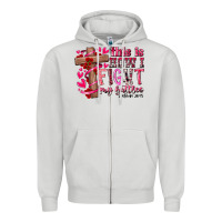 Dove Grey this is how i fight my battles Zipper Hoodie - RacoonDesign