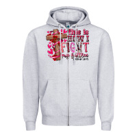 Heather Grey this is how i fight my battles Zipper Hoodie - RacoonDesign