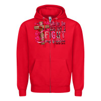 Red this is how i fight my battles Zipper Hoodie - RacoonDesign