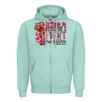 Seafoam this is how i fight my battles Zipper Hoodie - RacoonDesign
