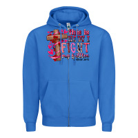 True Royal this is how i fight my battles Zipper Hoodie - RacoonDesign