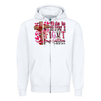 White this is how i fight my battles Zipper Hoodie - RacoonDesign