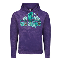 Cloud Purple ovarian cancer warrior Vintage Hoodie - CowGirlArtShop