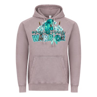 Ovarian Cancer Warrior Vintage Hoodie | Teevron