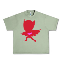 Oil Green owlette illustration Urban Heavy Tee - InspiraDesign