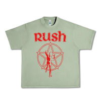 Oil Green vintage starman Urban Heavy Tee - InspiraDesign
