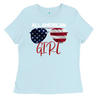 Baby Blue All American Girl Ladies Tee - Bettercallsaul