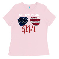 Bubblegum Pink All American Girl Ladies Tee - Bettercallsaul