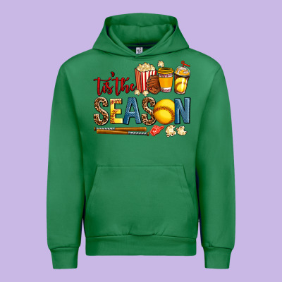 Tis The Season Softball Urban Hoodie Designed By Adodesignshop
