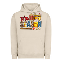 Pigment French Oak tis the season softball Urban Hoodie - AdoDesignShop
