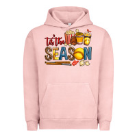 Pigment Salmon tis the season softball Urban Hoodie - AdoDesignShop