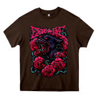 Chocolate Brown escape the fate Heavy Core Tee - DesignPulse
