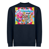 Navy summer vibes with sweet tea Heavyweight Sweatshirt - CowhideDigitalArt