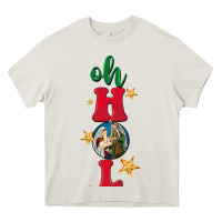 Cream oh holy night Heavy Core Tee - BarkalooDesign