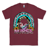 Burgundy nurse rainbow Classic Tee - SublimationCraftShop