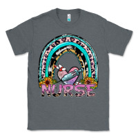 Charcoal Heather nurse rainbow Classic Tee - SublimationCraftShop