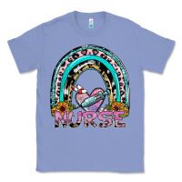 Colony Blue nurse rainbow Classic Tee - SublimationCraftShop