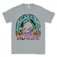 Heather Grey nurse rainbow Classic Tee - SublimationCraftShop