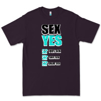 Plum SEX YES HOT SEX SAFE SEX GREAT SEX Premium Tee - Bettercallsaul