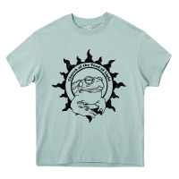 Arona Authentic Church Of The Toad Of Light Psychedlic Frog Licking (Distres Heavy Core Tee - DesignPulse