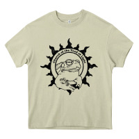 Mossy Authentic Church Of The Toad Of Light Psychedlic Frog Licking (Distres Heavy Core Tee - DesignPulse
