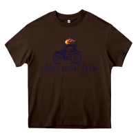 Chocolate Brown diddly farm for men and women Heavy Core Tee - DesignPulse
