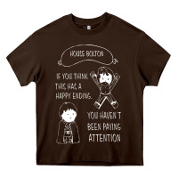 Chocolate Brown house bolton Heavy Core Tee - DesignPulse