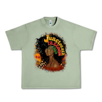 Oil Green juneteenth freedom 1865 Urban Heavy Tee - CowGirlArtShop