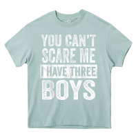 Arona You Can't Scare Me I Have Three Boys Funny Sons Mom Dad Gift Heavy Core Tee - DesignPulse