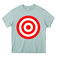 Arona bullseye target red & white rings target Heavy Core Tee - DesignPulse