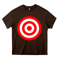 Bullseye Target Red & White Rings Target Heavy Core Tee | Teevron