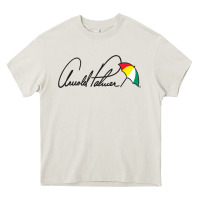 Cream Arnold Palmer Heavy Core Tee - DesignPulse