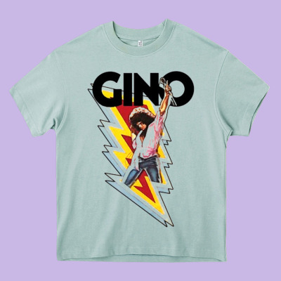 Gino Time Basketball Heavy Core Tee Designed By Designpulse
