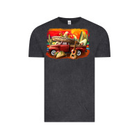 Vintage Black mexican cinco de mayo truck Vintage Tee - CowGirlArtShop