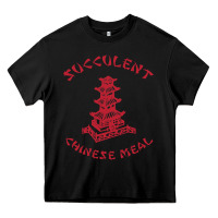 Black SUCCULENT CHINESE MEAL CHINESE TAKE OUT TAKE AWAY Heavy Core Tee - DesignPulse