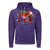 Cloud Purple christmas joy  gnome Vintage Hoodie - CowGirlArtShop