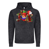 Vintage Black christmas joy  gnome Vintage Hoodie - CowGirlArtShop