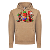 Vintage Coffee christmas joy  gnome Vintage Hoodie - CowGirlArtShop
