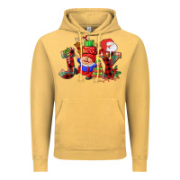 Vintage Mustard christmas joy  gnome Vintage Hoodie - CowGirlArtShop