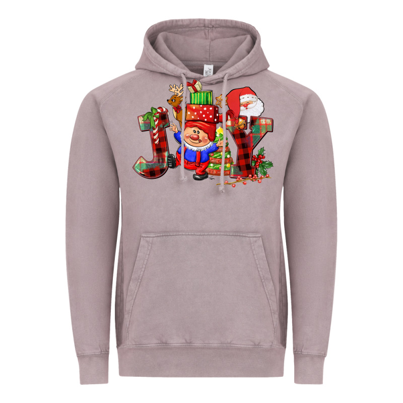 Christmas Joy  Gnome Vintage Hoodie by CowGirlArtShop | Teevron