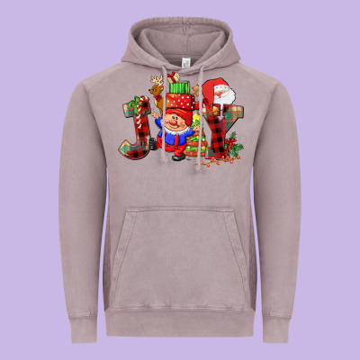 Christmas Joy  Gnome Vintage Hoodie Designed By Cowgirlartshop