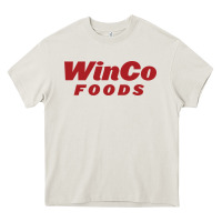 Cream winco foods american supermarket Heavy Core Tee - DesignPulse