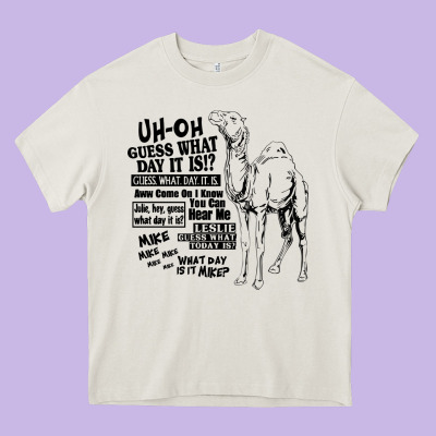New Hump Day Camel Guess What Day Heavy Core Tee Designed By Designpulse