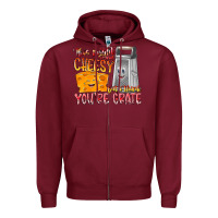 Burgundy This Might  Sound Chessy But it Think You Are Grat Zipper Hoodie - RacoonDesign