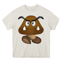 Cream goomba Heavy Core Tee - DesignPulse