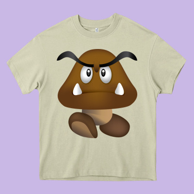 Goomba Heavy Core Tee Designed By Designpulse